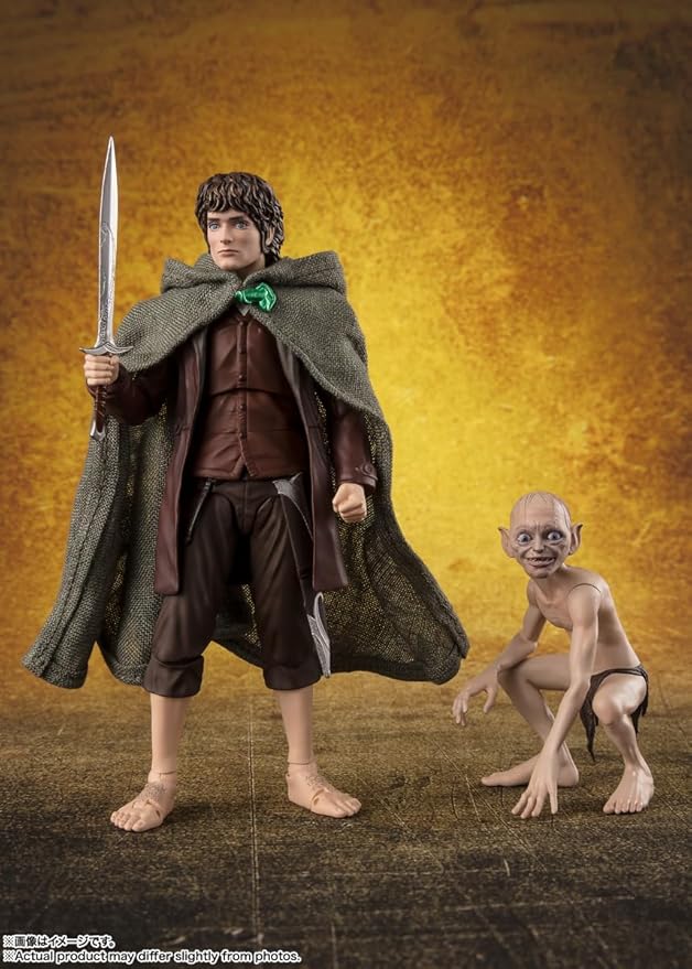 Herr der Ringe S.H. Figuarts Actionfiguren Frodo Beutlin & Gollum
