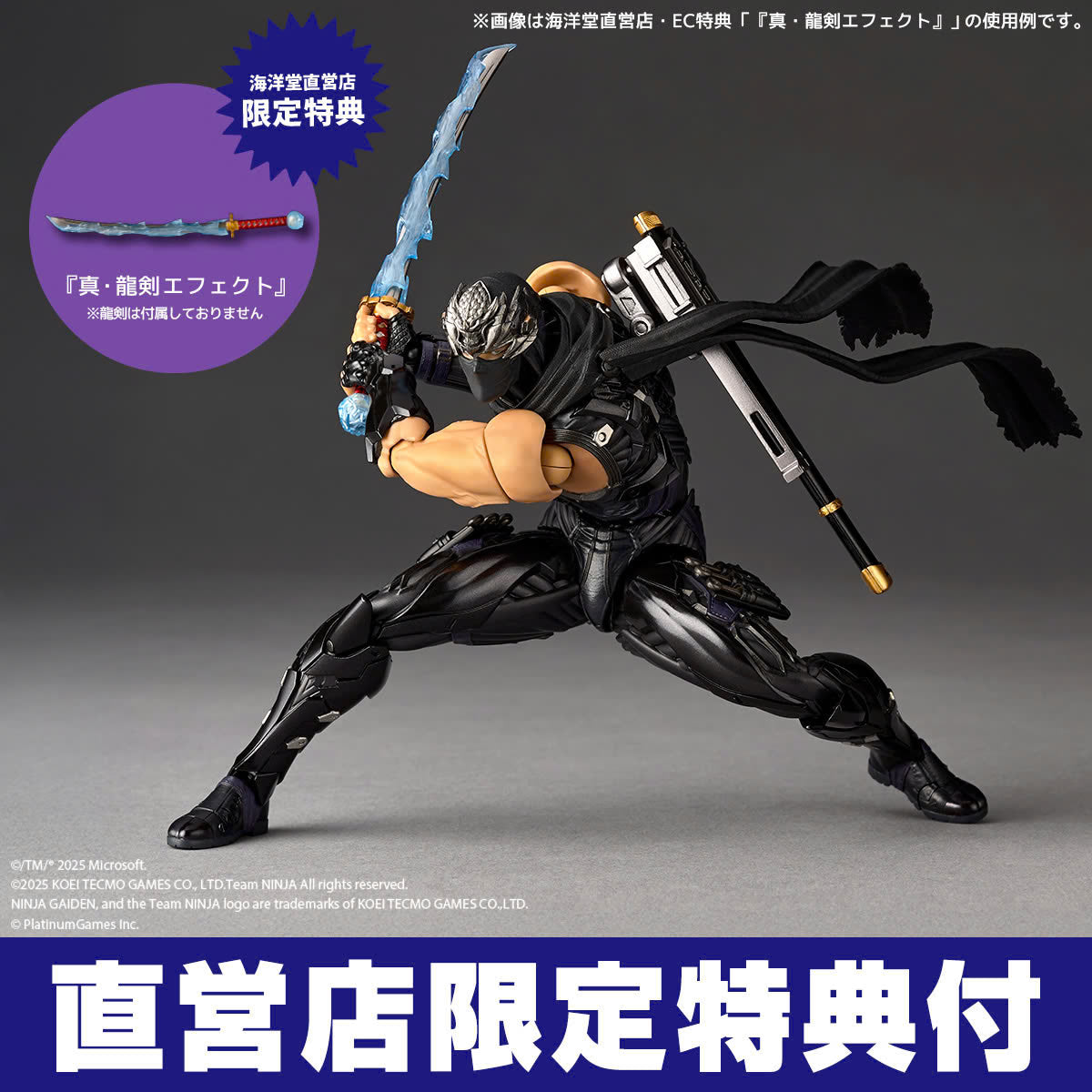 Kaiyodo Revoltech Amazing Yamaguchi Ryu Hayabusa NINJA GAIDEN 4 Actionfigur+ Bonus