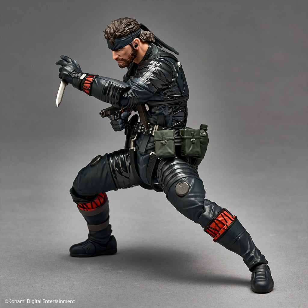 Kaiyodo Revoltech Amazing Yamaguchi Naked Snake Sneaking Suit Actionfigur