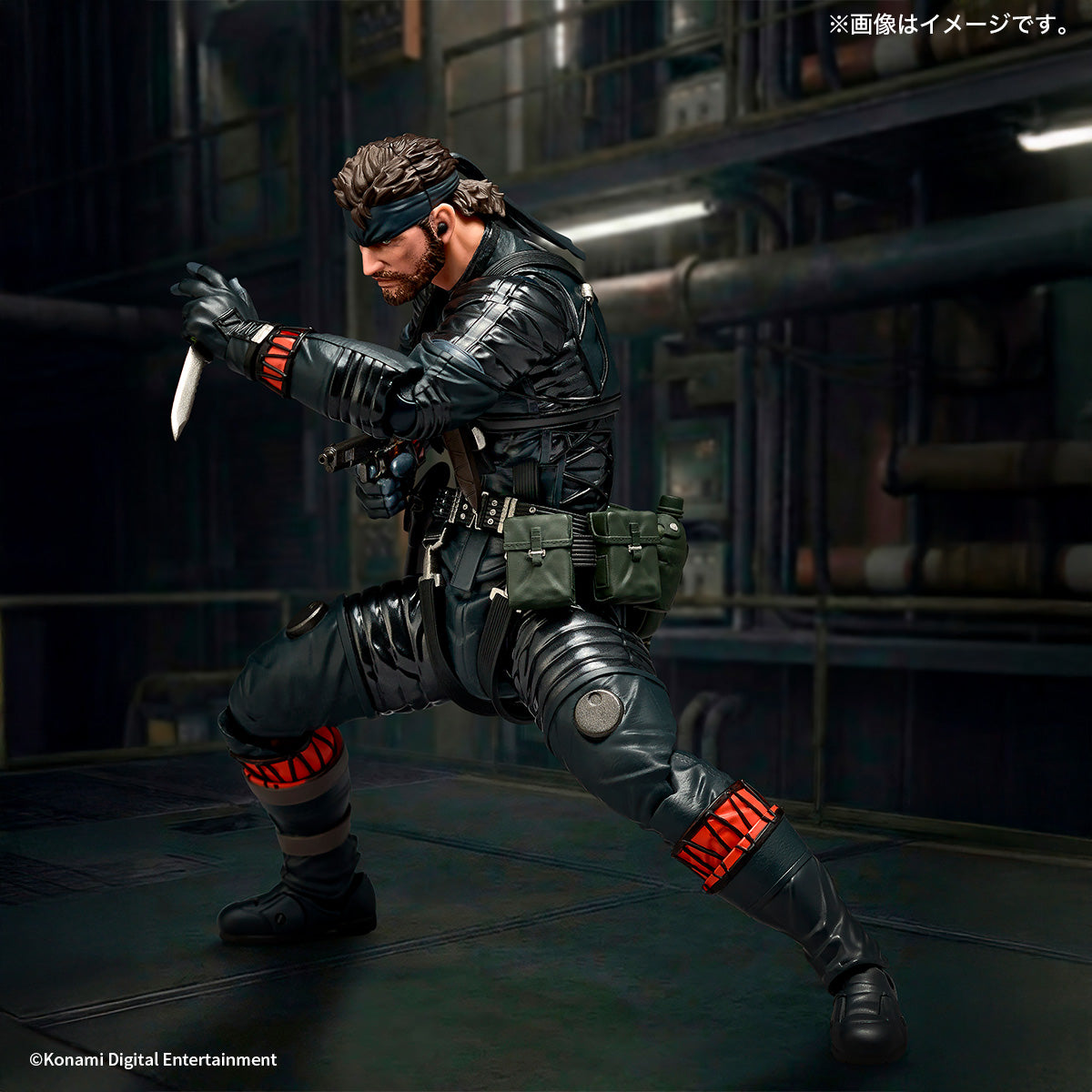 Kaiyodo Revoltech Amazing Yamaguchi Naked Snake Sneaking Suit Actionfigur