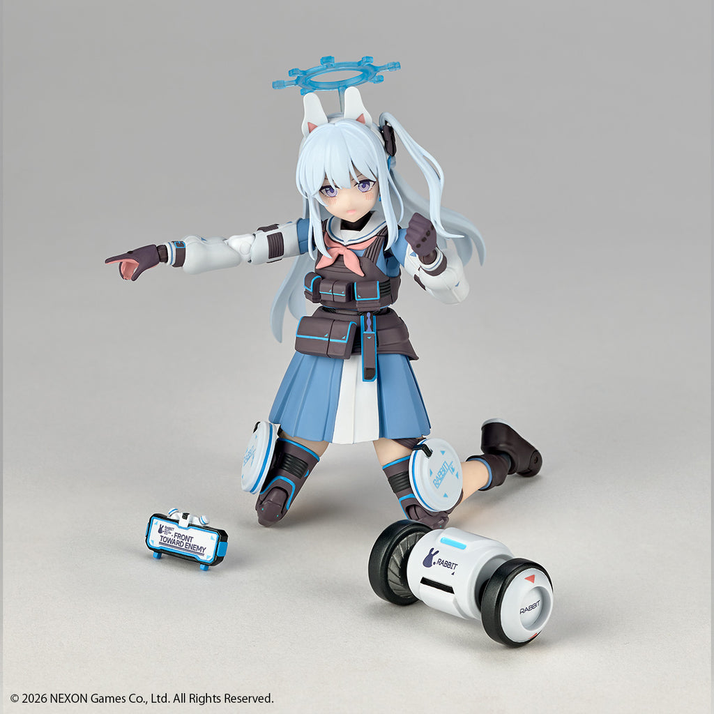 Kaiyodo Revoltech Miyako Blue Archive PVC Actionfigur 145mm
