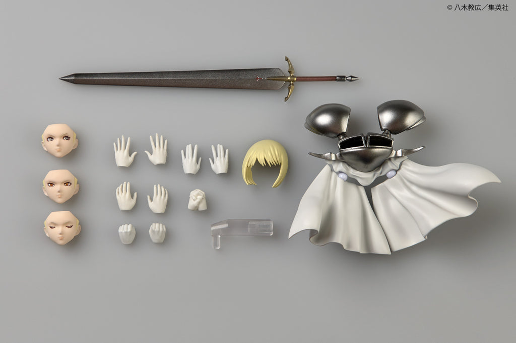 Revoltech Claire CLAYMORE Silberäugige Kriegerin Actionfigur 150mm Beweglich+ Bonus
