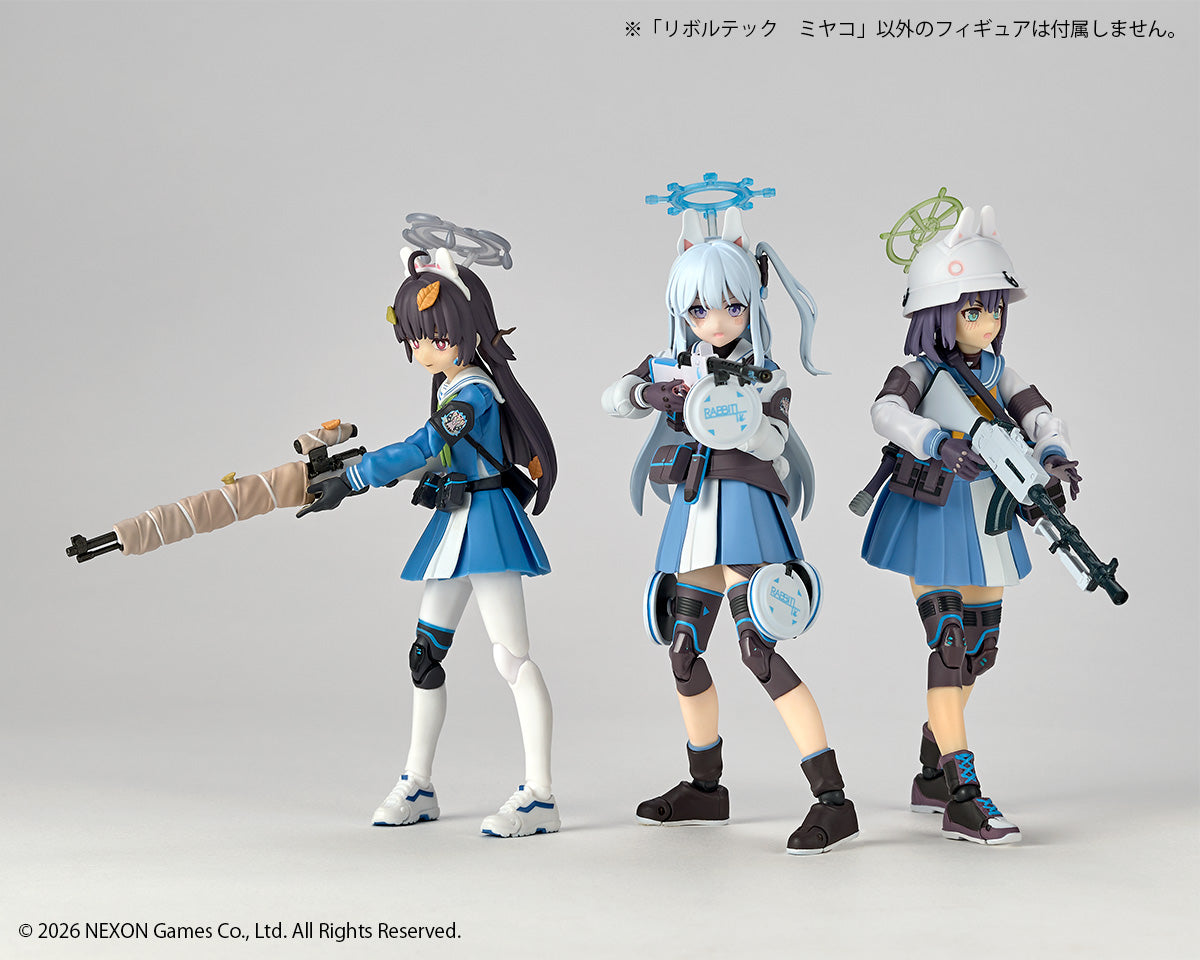 Kaiyodo Revoltech Miyako Blue Archive PVC Actionfigur 145mm
