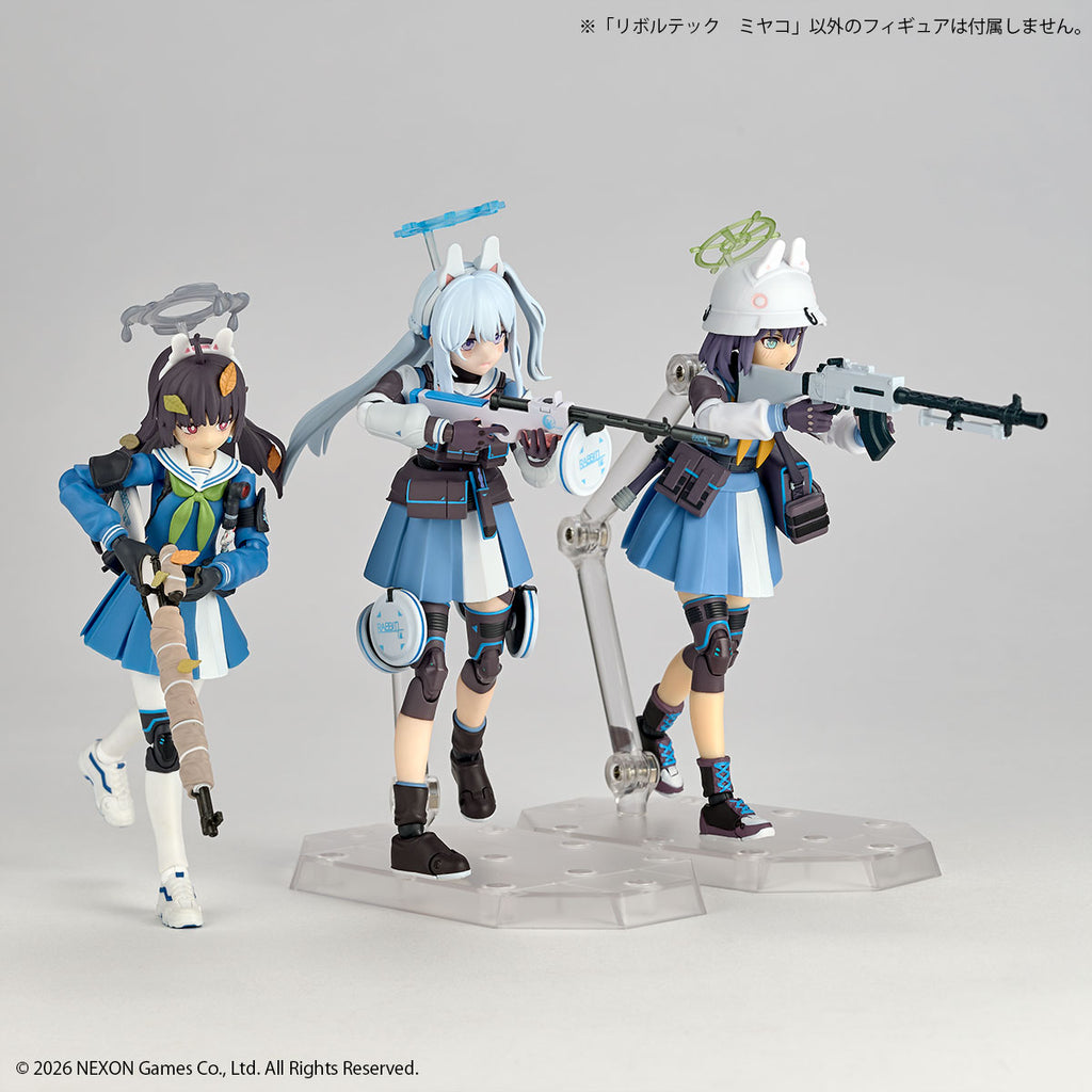 Kaiyodo Revoltech Miyako Blue Archive PVC Actionfigur 145mm