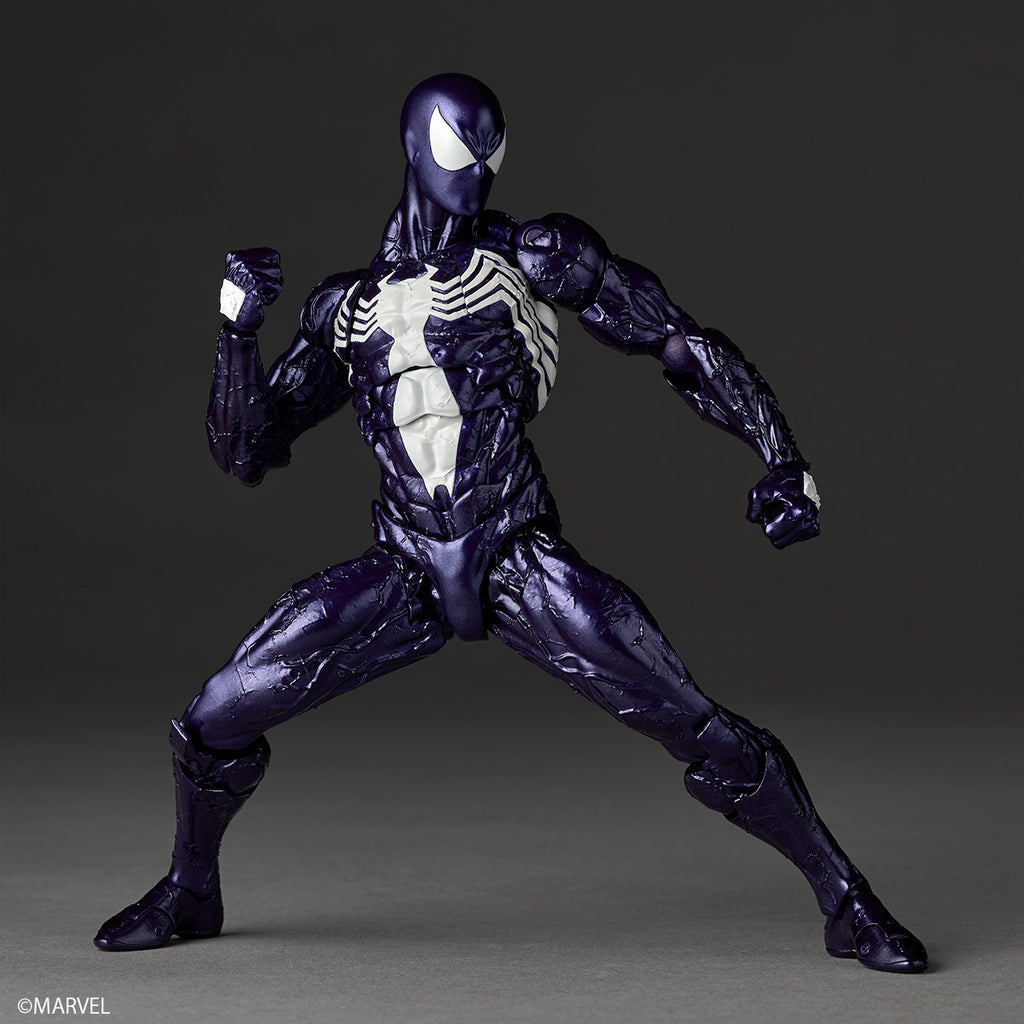 Kaiyodo Revoltech Amazing Yamaguchi Symbiote Spider-Man Violett Version Actionfigur