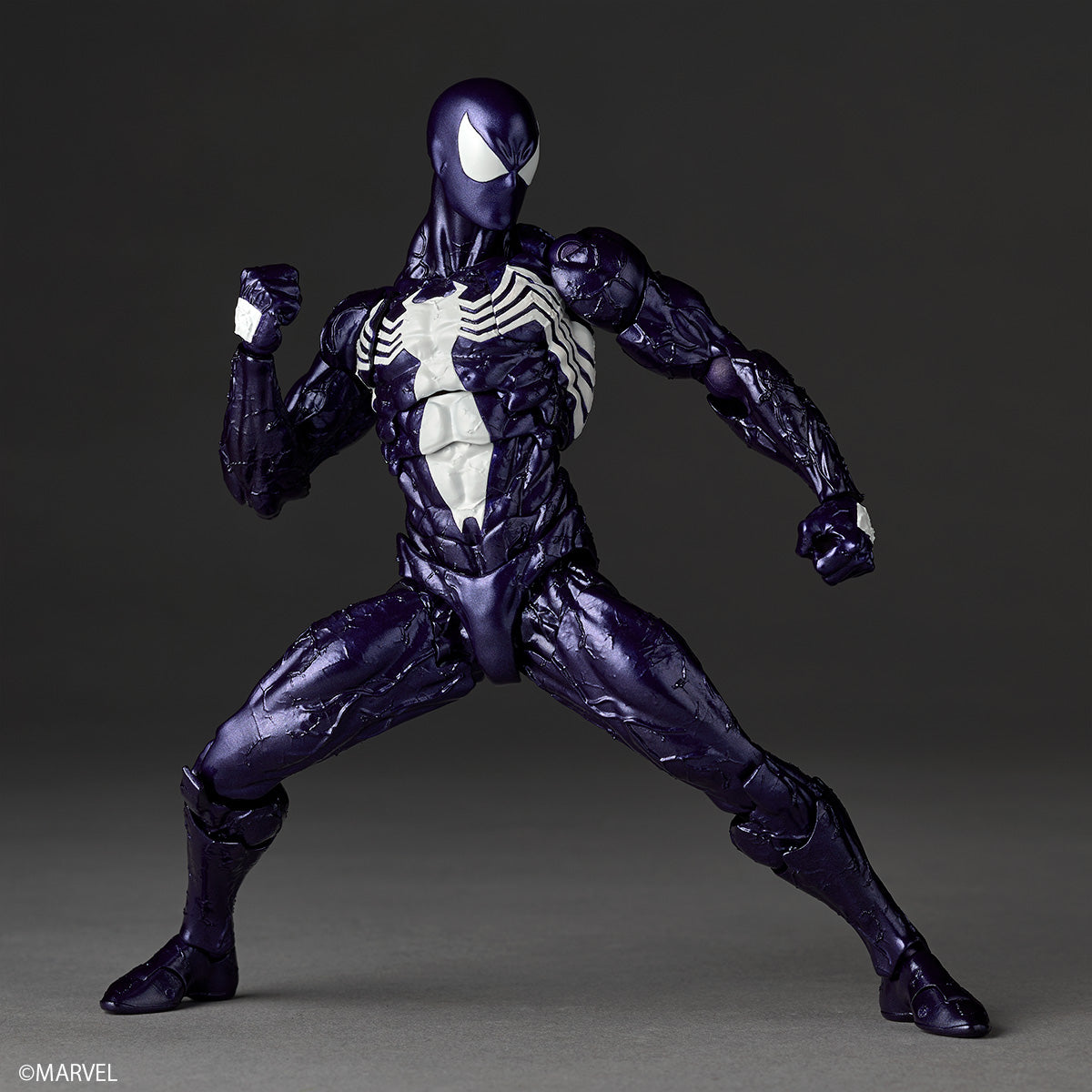 Kaiyodo Revoltech Amazing Yamaguchi Symbiote Spider-Man Violett Version Actionfigur
