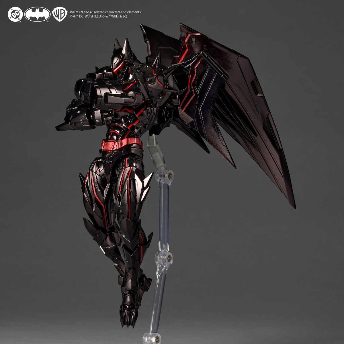 Kaiyodo Amazing Yamaguchi Hellbat Batman Actionfigur 190mm PVC Modell