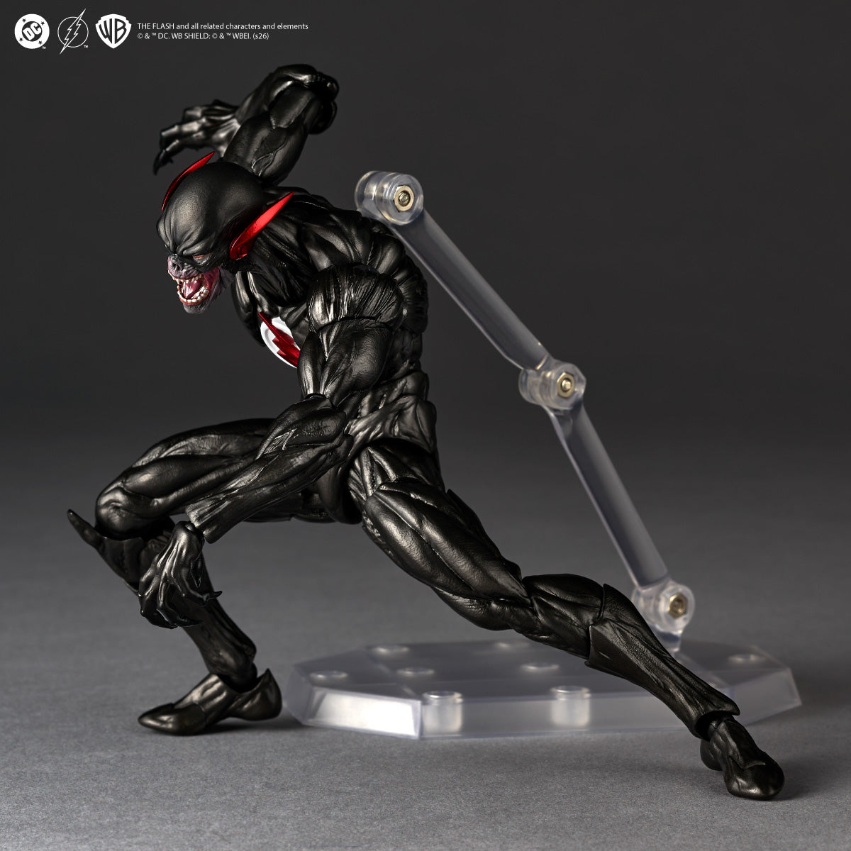 Kaiyodo Amazing Yamaguchi Black Flash DC Action Figure 170mm