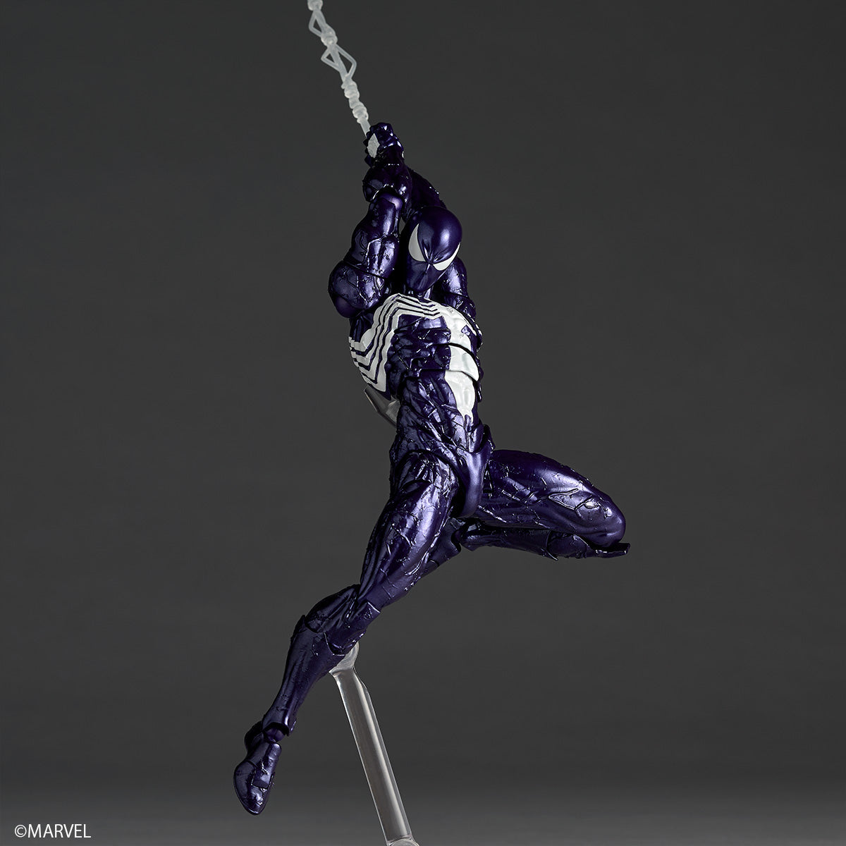 Kaiyodo Revoltech Amazing Yamaguchi Symbiote Spider-Man Violett Version Actionfigur