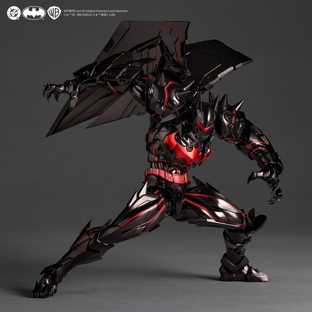 Kaiyodo Amazing Yamaguchi Hellbat Batman Actionfigur 190mm PVC Modell