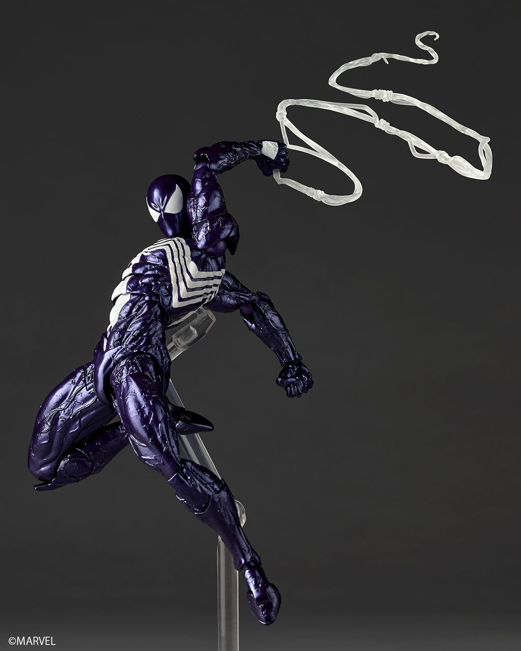Kaiyodo Revoltech Amazing Yamaguchi Symbiote Spider-Man Violett Version Actionfigur