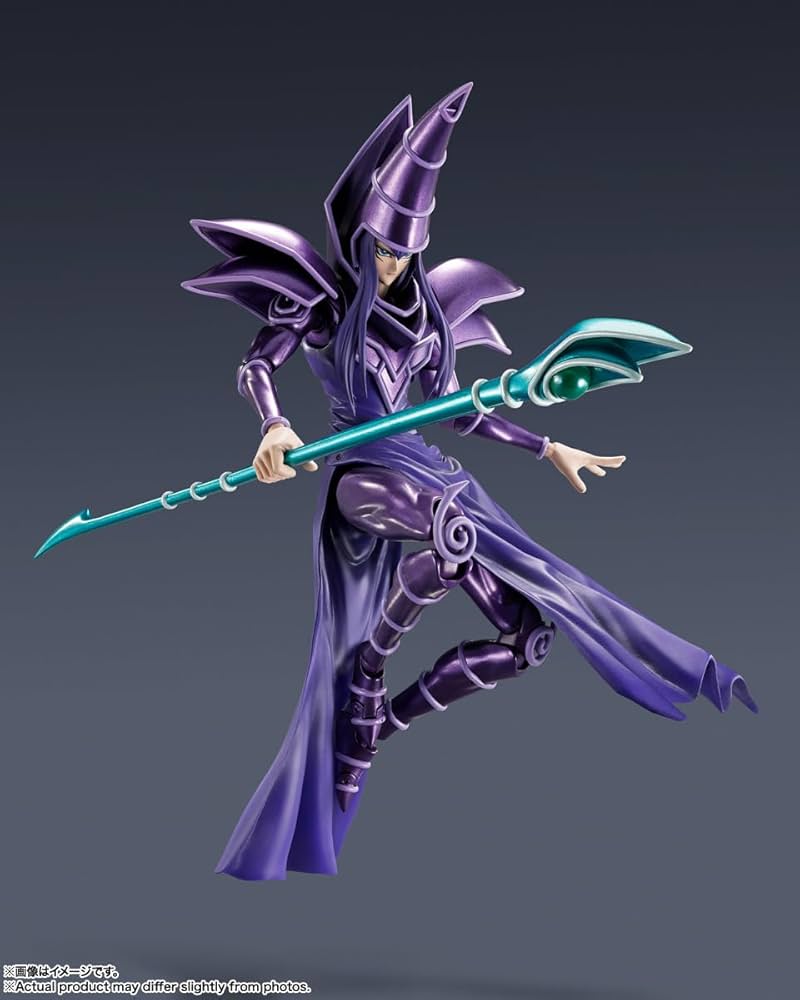 Yu-Gi-Oh! Dark Magician Black Magic S.H. Figuarts Bandai Spirits Actionfigur Neu