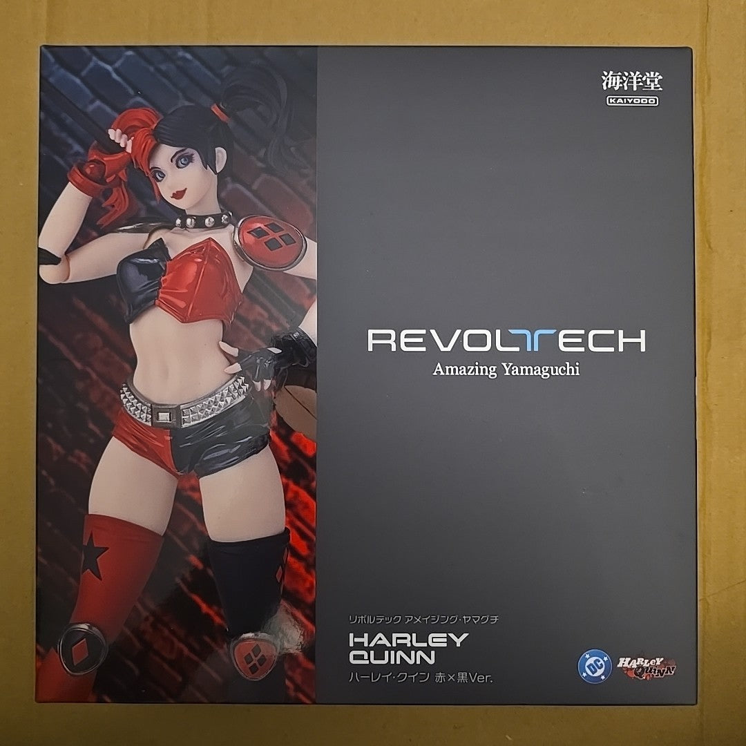 Kaiyodo Revoltech Amazing Yamaguchi Harley Quinn Actionfigur + Bonus