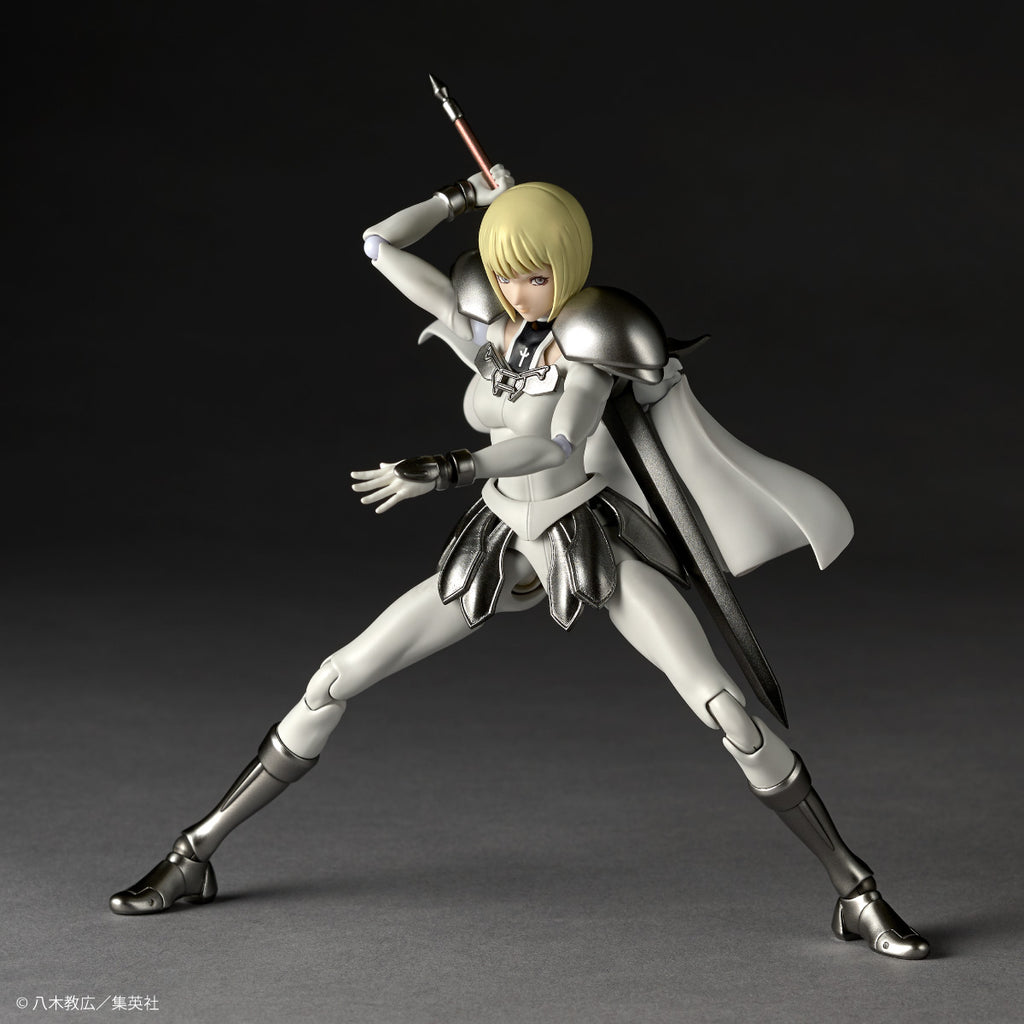 Revoltech Claire CLAYMORE Silberäugige Kriegerin Actionfigur 150mm Beweglich