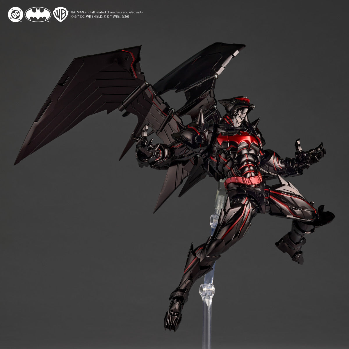 Kaiyodo Amazing Yamaguchi Hellbat Batman Actionfigur 190mm PVC Modell