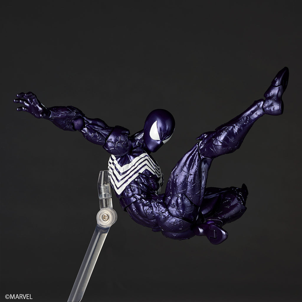 Kaiyodo Revoltech Amazing Yamaguchi Symbiote Spider-Man Violett Version Actionfigur