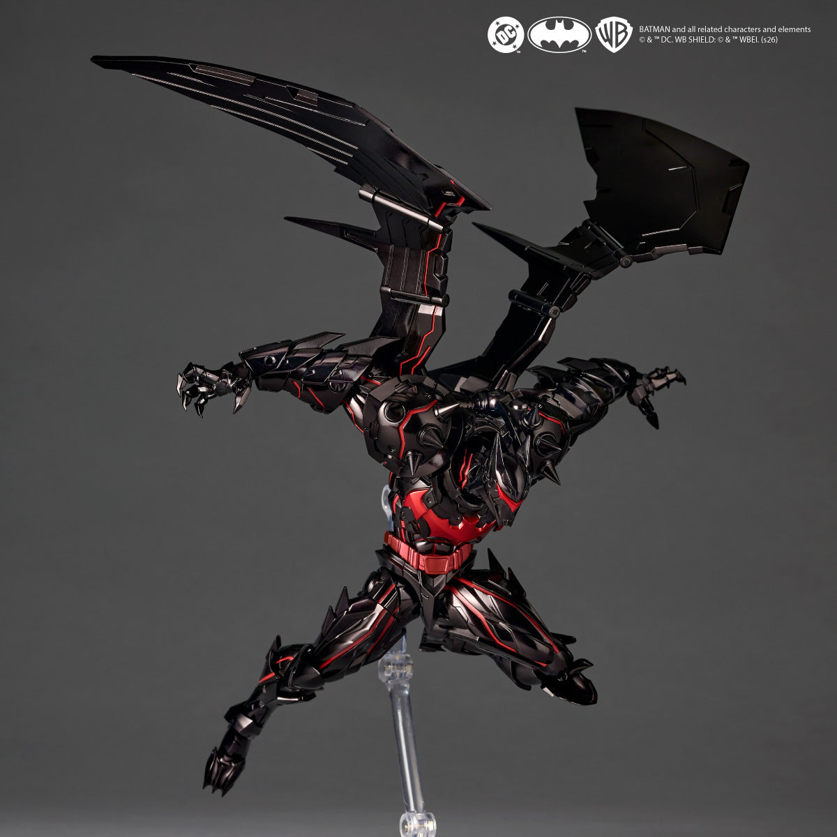 Kaiyodo Amazing Yamaguchi Hellbat Batman Actionfigur 190mm PVC Modell