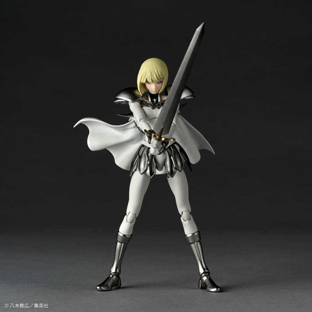 Revoltech Claire CLAYMORE Silberäugige Kriegerin Actionfigur 150mm Beweglich