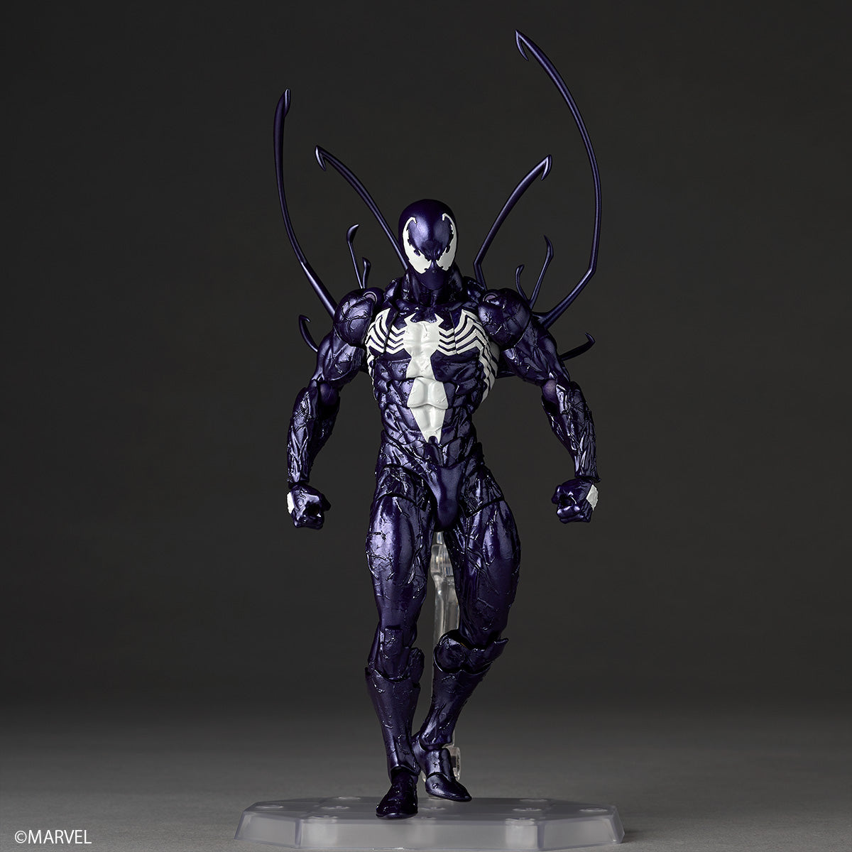Kaiyodo Revoltech Amazing Yamaguchi Symbiote Spider-Man Violett Version Actionfigur