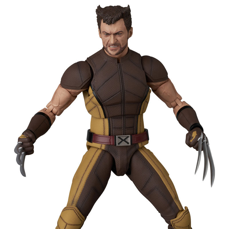 MAFEX No.297 Wolverine Brown Version Deadpool & Wolverine Actionfigur