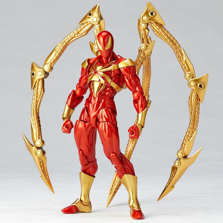 Kaiyodo Revoltech Amazing Yamaguchi Spider-Man Iron Spider Marvel Action Figure