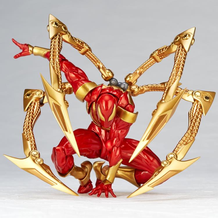 Kaiyodo Revoltech Amazing Yamaguchi Spider-Man Iron Spider Marvel Action Figure