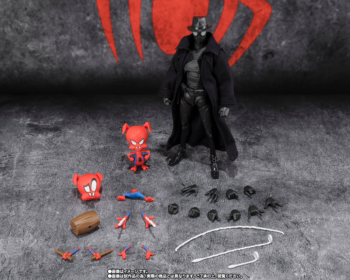 S.H. Figuarts Spiderman Noir Spider Ham Across The Spiderverse