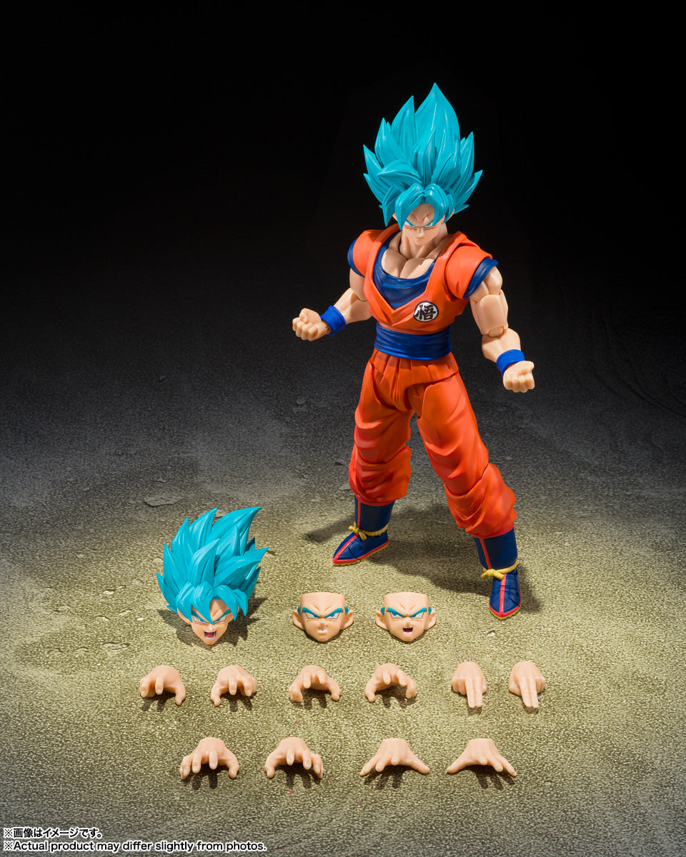 S.H.Figuarts SUPER SAIYAN GOD SUPER SAIYAN SON GOKU BLUE POWER TRANSCENDING LIMITS