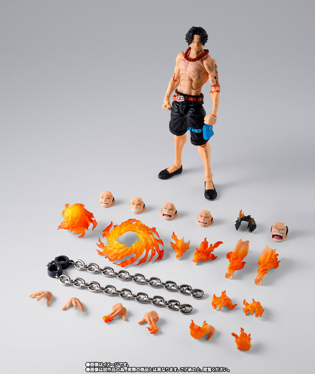 S.H. Figuarts PORTGAS.D.ACE -MARINEFORD- Tamashii Nations Bandai
