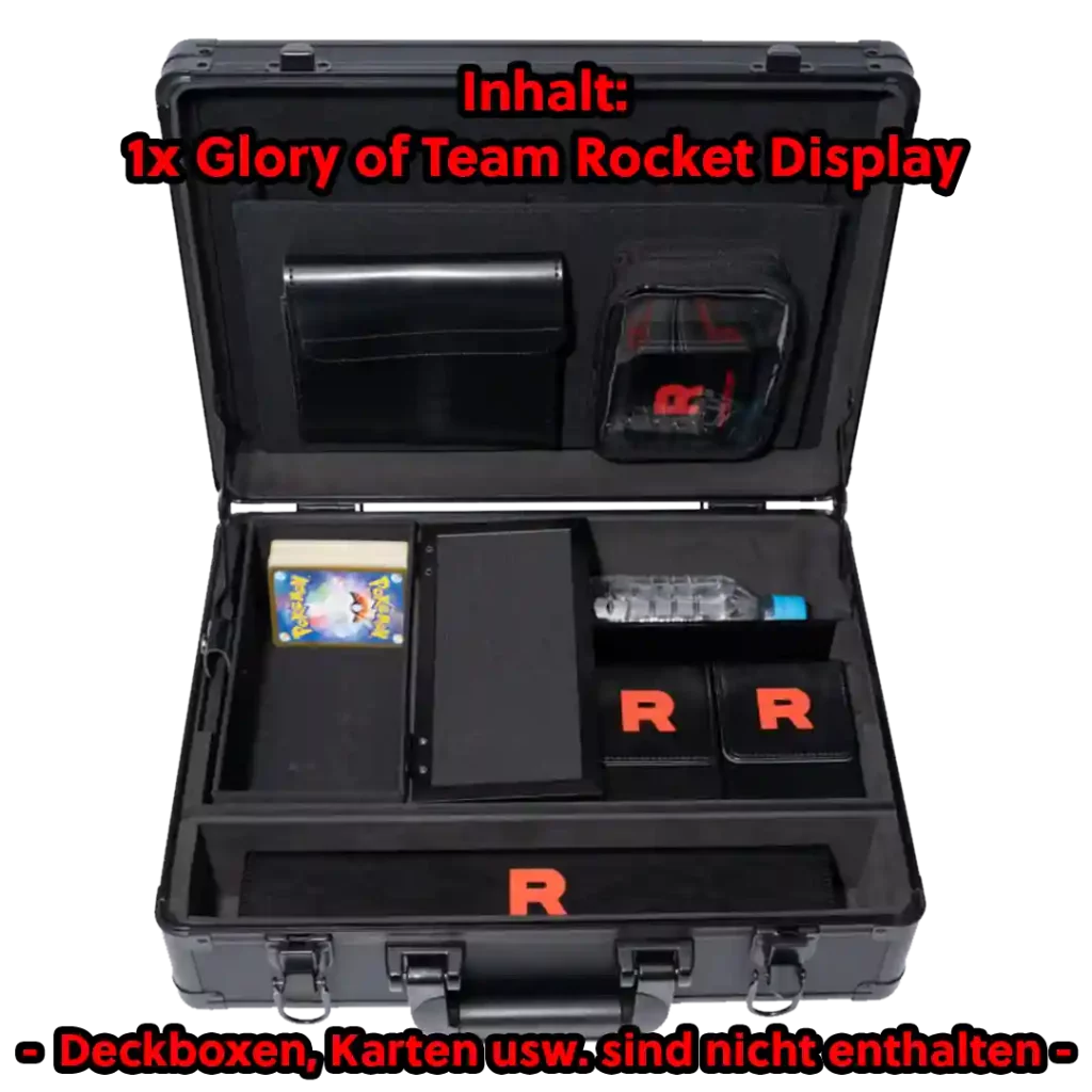 Pokemon Glory of Team Rocket Koffer / Case (Japanisch)