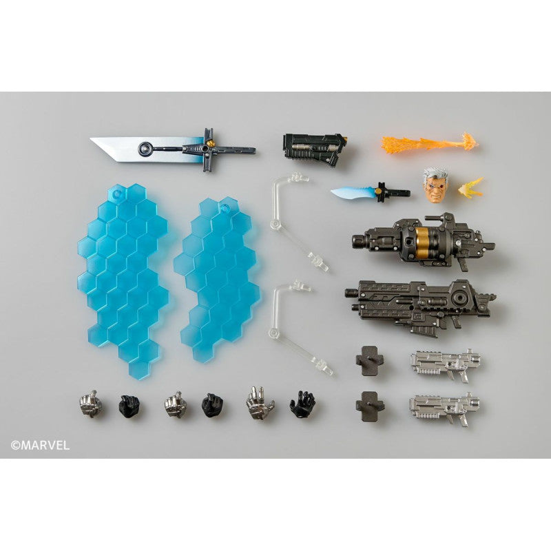 Revoltech Amazing Yamaguchi Cable Ver.1.5 X-MEN Series Action Figure Limited Bonus Set
