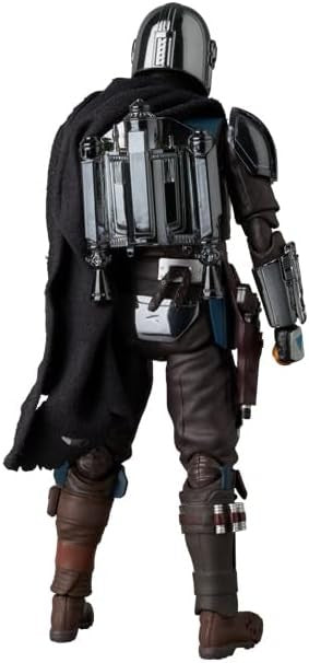 Mafex 256 Mandalorian Figur - Chrome Version - Star Wars The Mandalorian