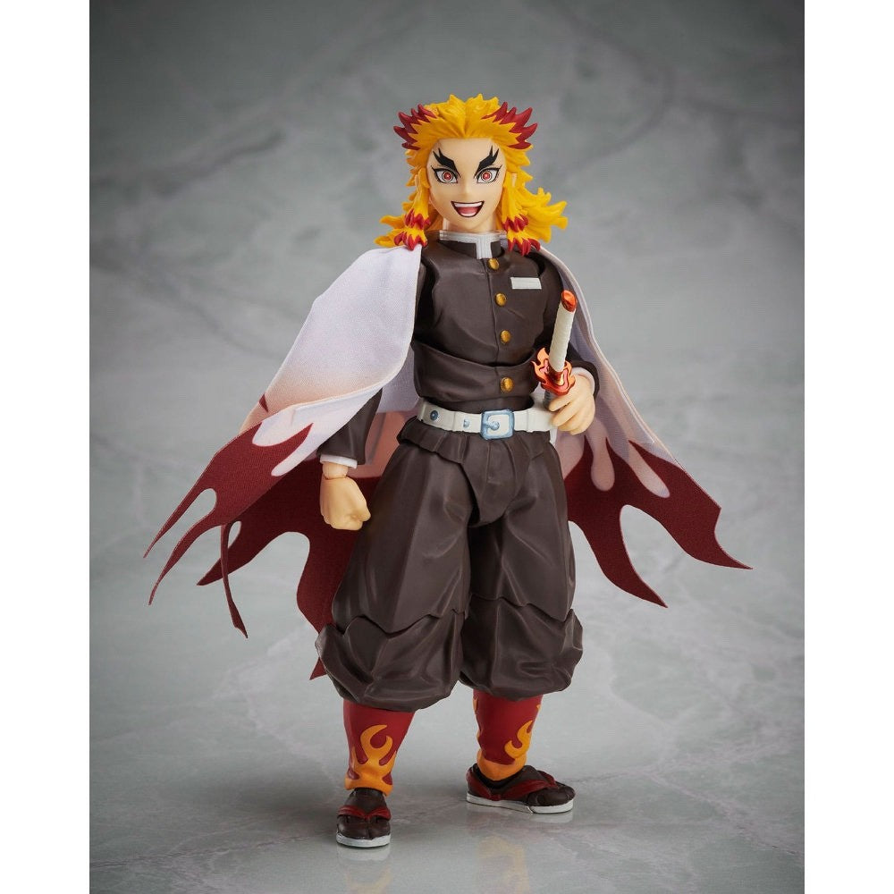 DEMON SLAYER KIMETSU NO YAIBA BUZZmod Kyojuro Rengoku Actionfigur ANIPLEX