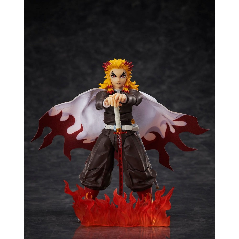 DEMON SLAYER KIMETSU NO YAIBA BUZZmod Kyojuro Rengoku Actionfigur ANIPLEX