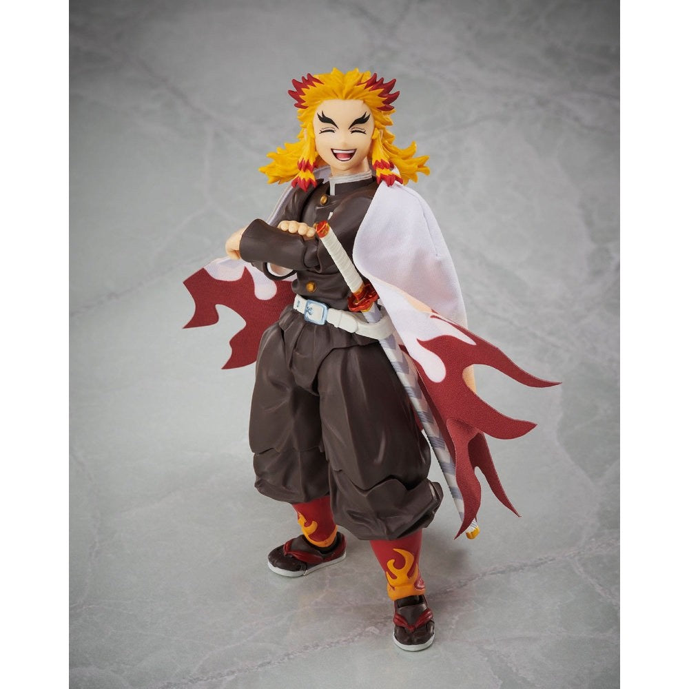 DEMON SLAYER KIMETSU NO YAIBA BUZZmod Kyojuro Rengoku Actionfigur ANIPLEX