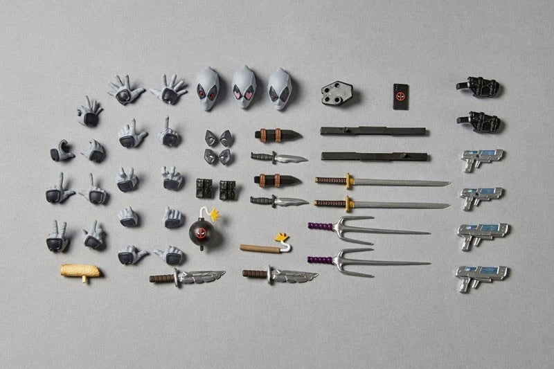 Kaiyodo Amazing Yamaguchi Revoltech Nr. 048 Deadpool 2.5 Version X-Force Farbe