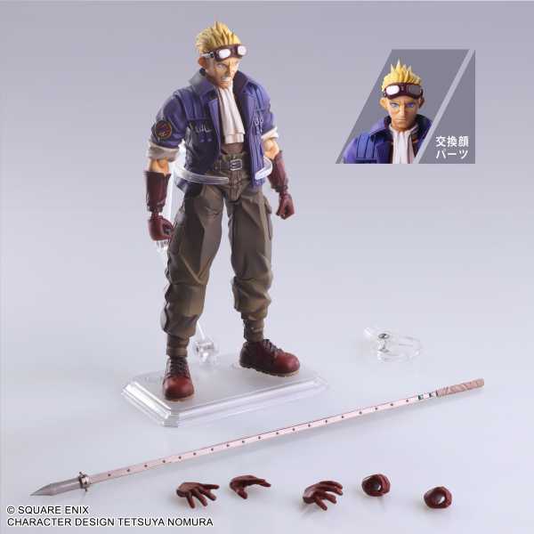 Final Fantasy VII Bring Arts Cid Highwind 15 cm Actionfigur