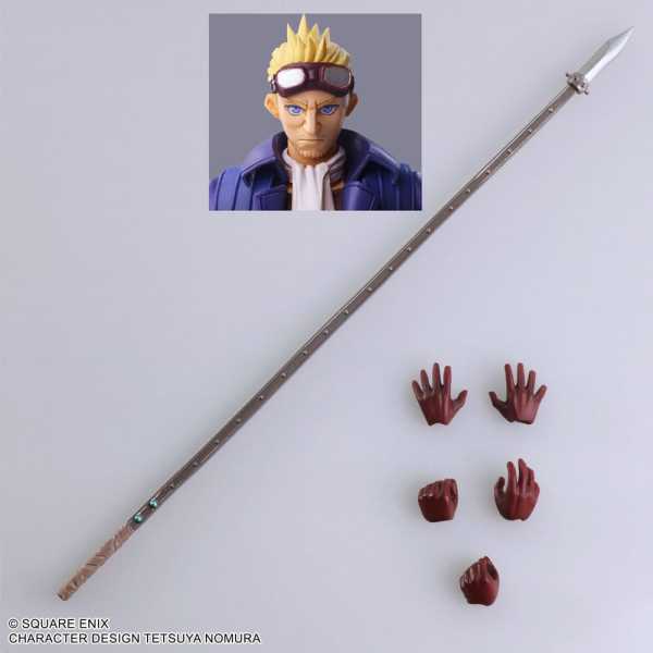 Final Fantasy VII Bring Arts Cid Highwind 15 cm Actionfigur