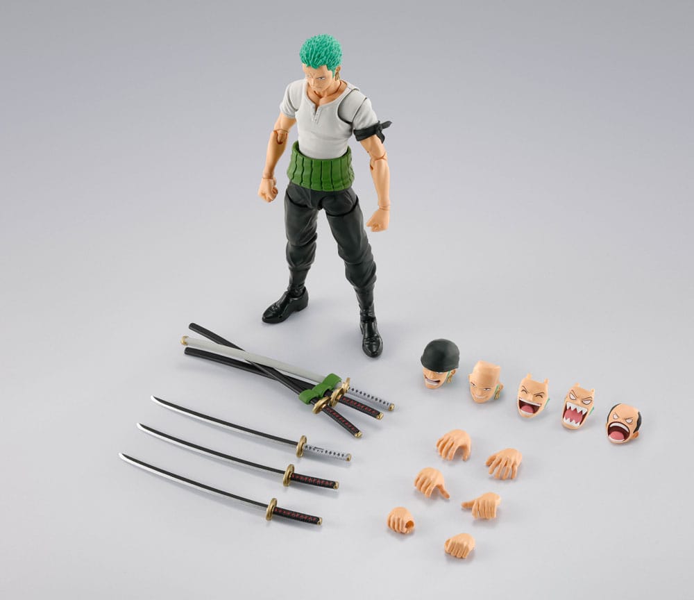 S.H. Figuarts Roronoa Zoro / Lorenor Zorro Figur - Romance Dawn - One Piece